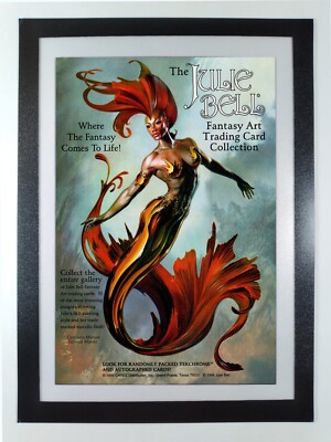 Julie Fain Art ファンタジーアート Julie Bell Fantasy Art Mermaid -Framed Original Wizard Comics Page