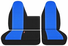 Fits 2018 Hino 268 Truck 4060 Bench Seat Covers Two Tone 5 Colors Cotton