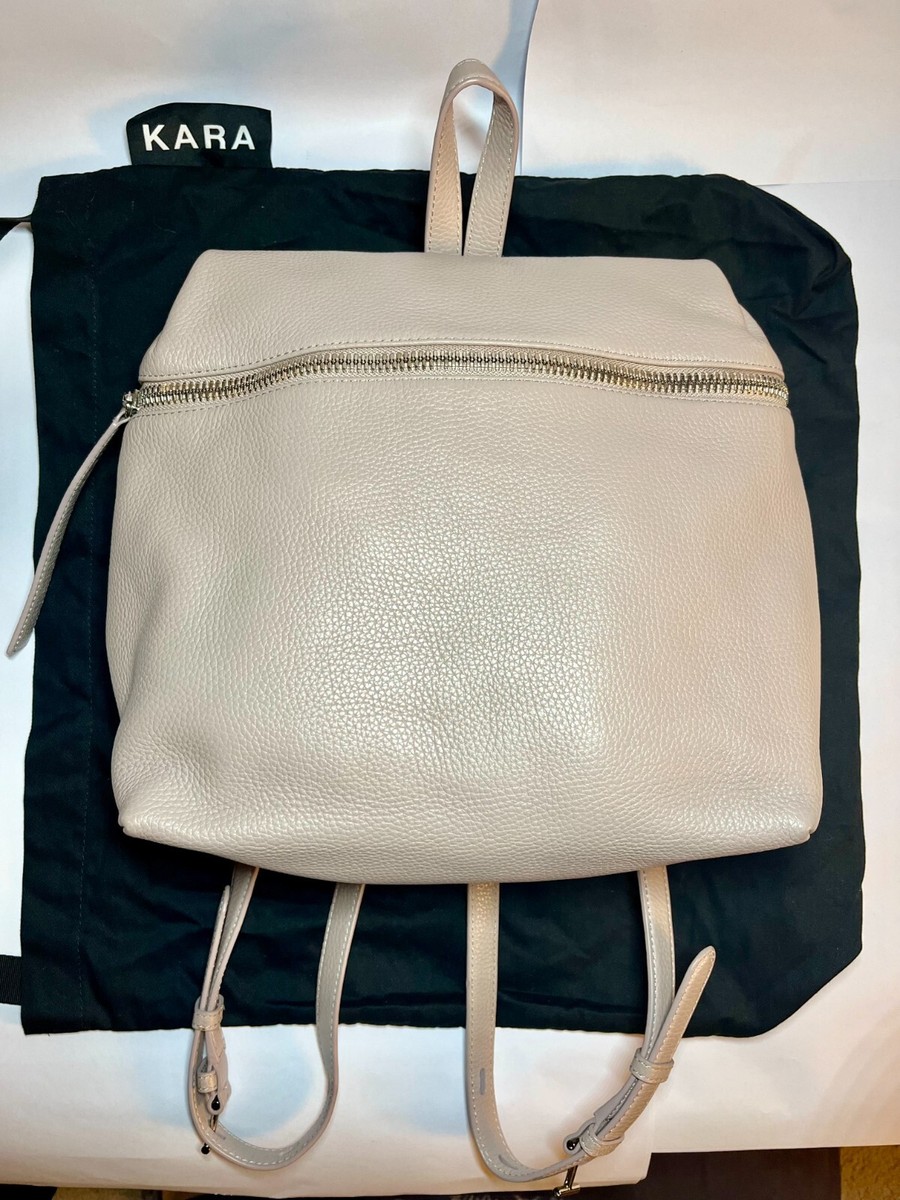 $525 Authentic KARA Large Backpack Genuine Pebble Leather  display picture 1