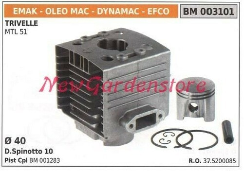 Zylinder Kolben Segmente Emak Motor Bohrer Mtl 51 003101-image