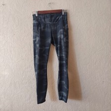 Athleta Camo Contender 7/8 Tight Leggings Green 405480-02 Women's Size XS