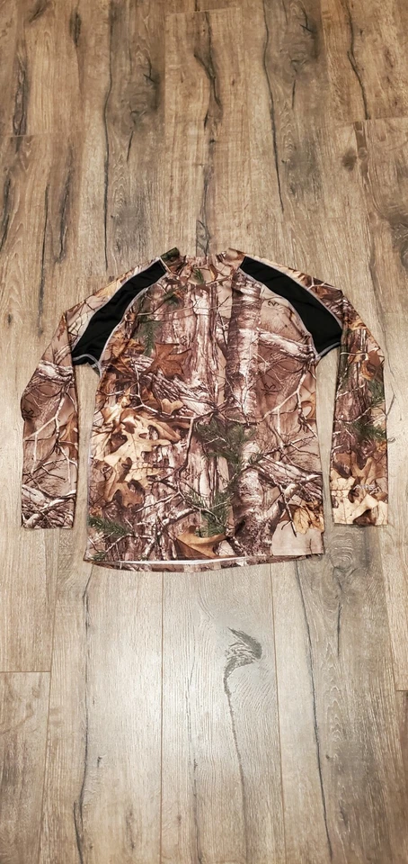 Redhead Womens Cold Gear Xtra Scent Control Mock Neck Base Layer Size Small - Image 2 of 4