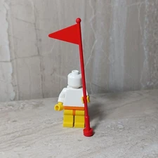 LEGO Golf Flag Miniature Golfing Gear RED Pointed One Piece Flag Stud Sports Fun