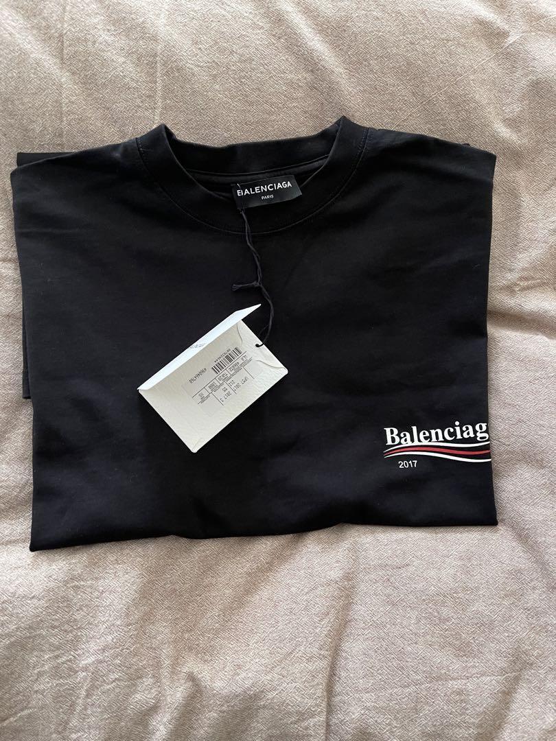 Balenciaga 100th Anniversary Campaign Logo T-shirt XS from