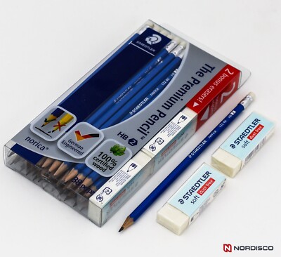 Staedtler Norica 13246 HB 2, 36 Pre-Sharpened Pencils Plus 2