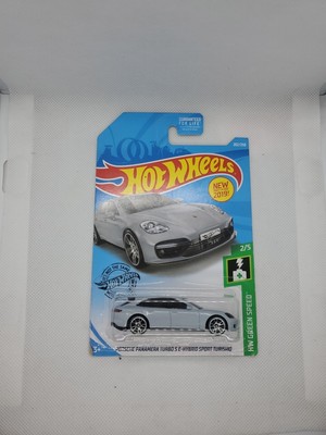 Hot Wheels Porsche Panamera Turbo S E-Hybrid Sport Turismo 2/5 GREEN SPEED Gray