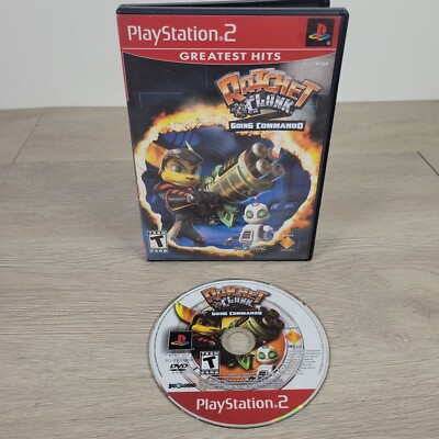 PS2 Ratchet and Clank- Going Commando (Sony PlayStation 2, 2004)  No Manual