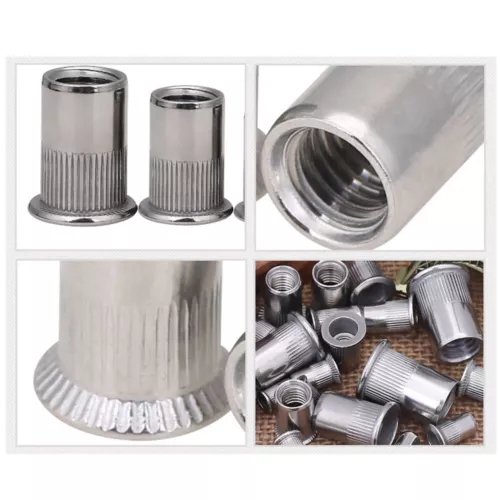 M3-M12 Nietmutter Flach / Senk Blindnietmuttern Einnietmuttern Edelstahl A2 - Bild 9 von 19