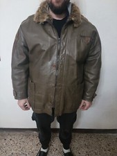 Giaccone Pelle E Pelliccia Jutta Rych Made In Italy Milano Taglia 44 