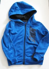 Nike Little Boys Graphic Zip Up Hoodie Game Royal Sz 4 - NWT
