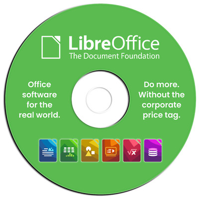 Libre Office Software Suite for Windows-Word Processing-Home-Student-Busines-DVD