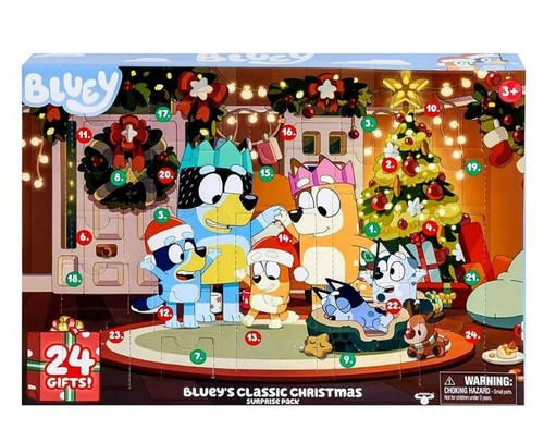 NEU VERSIEGELT BLUEY Familie Weihnachten ADVENTSKALENDER Spielzeug Überraschungspaket VERSAND 2TAGE - Bild 4 von 8