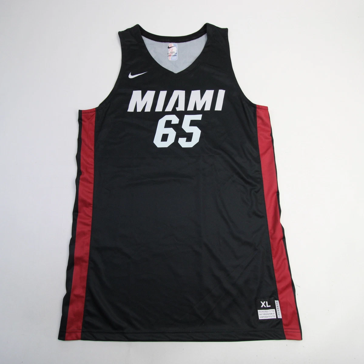 Miami Heat Nike Classic Edition Swingman Jersey - Custom - White/Black - Youth