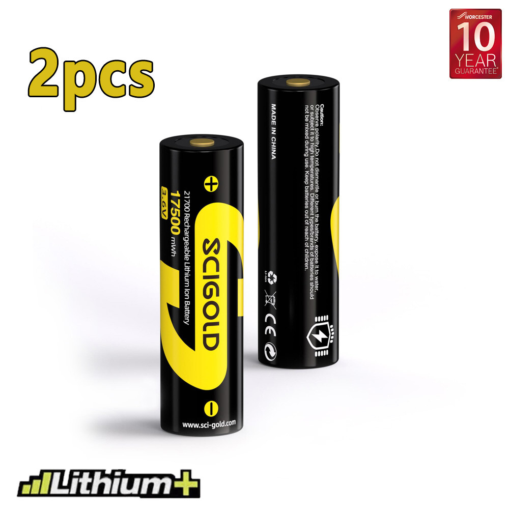 Scigold Rechargeable Batteries 17500mWh 3.6V Lithium Ion lengthen Battery-image