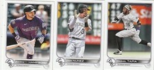 2022 Topps Opening Day Hampson, Don Nunez, Raimel Tapia Colorado Rockies Lot 