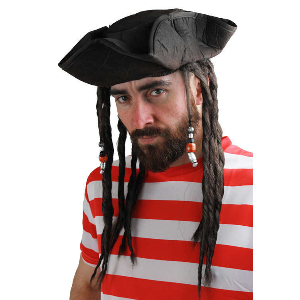 5pcs Pirate Accessoire, Deguisement Pirate Unisexe, Ensemble D