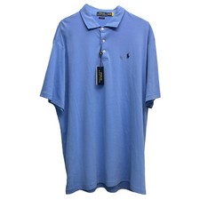 Polo Ralph Lauren Classic Fit Cotton Jersey Short Sleeve Shirt Light Blue 95