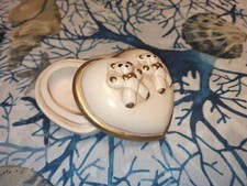 Thun piccola scatola scatoletta con coperchio porta gioie cuore teddy orsetti