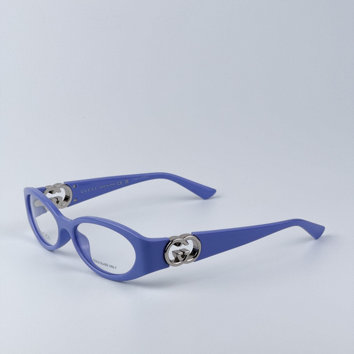 Gucci Women AUTHENTIC Eyeglasses Violet Demo Oval GG1693O  display picture 3