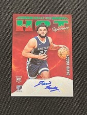 DAVID RODDY 2022-23 NBA Hoops Rookie Ink GREEN FOIL AUTO HOLO Signatures HOT 🔥