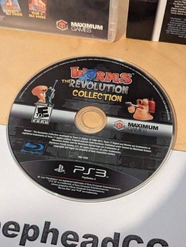 Worms The Revolution Collection PS3 - Disc neuwertig, getestet komplett NTSC ENG! - Bild 9 von 10