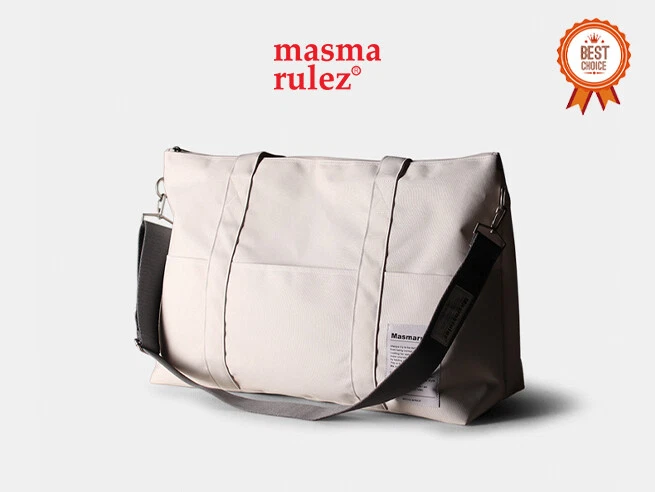 Masmarulez Big travel bag Cream Korean Brand Huge bag storage bag