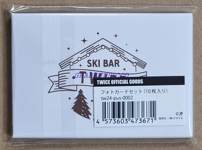 TWICE JAPAN POP-UP STORE SKI BAR OFFICIAL GOODS PHOTOCARD PHOTO