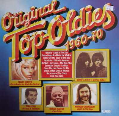 LP Nancy Sinatra, Sonny & Cher, Trini Lopez Original Top Oldies 1960-70 WEA
