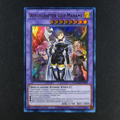 magnificent mavens yugioh card list Witchcrafter Vice-Madame MAMA-EN020 - Magnificent Mavens - Yugioh Card