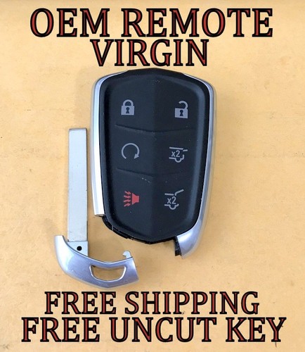 2017 Cover OEM Cadillac Escalade Smart Key FOB Remote (2015-2020) - Like New, With Blank Key, HYQ2AB Cadillac Escalade Key Fob - Foto 2
