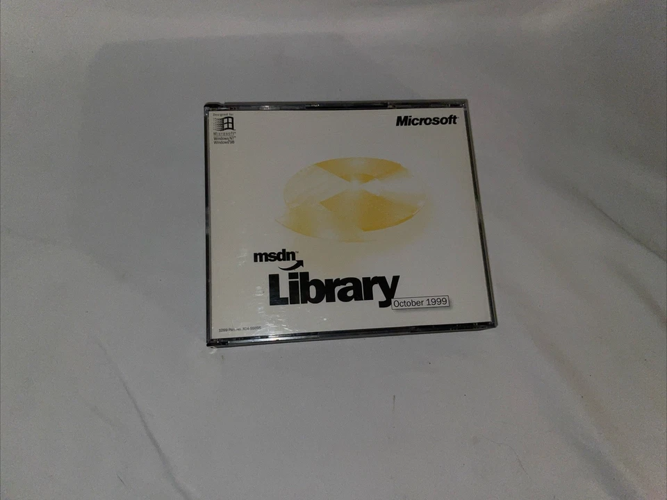 Microsoft msdn Library October 1999 ~ CD-ROM 3 Disc For Windows 98 NT - Image 4 of 4