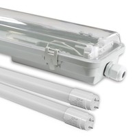 LED Deckenleuchte Feuchtraumleuchte 120Cm 2X18W IP65 4000K Neutralweiß MasterLED