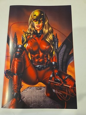 POWER HOUR VIRGIN SHE DAREDEVIL BRIAN MIROGLIO LTD ED MERC COMICS ELITE KK146