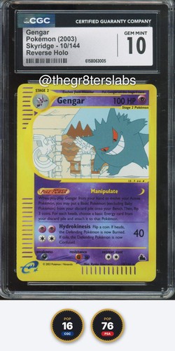 Gengar graded CGC 10 for sale on eBay
