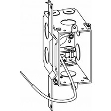 Orbit GDB-1-MC 3-1/2” DEEP, GANGABLE 1-GANG SWITCH BOX WITH MC CLAMPS & FB BRACK