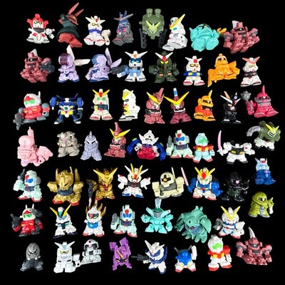 コミック・アニメ GUNDAM Prize Figure Bulk Lot 17pcs Japan Junk Lot of 160+ Bandai Mobile Suit Gundam Full Color SD Mech