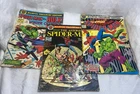 Lot MARVEL TREASURY Ed 1980 Vol 1 No 25 & 27 HULK  Spider-man Vol 1 No 18, 1978