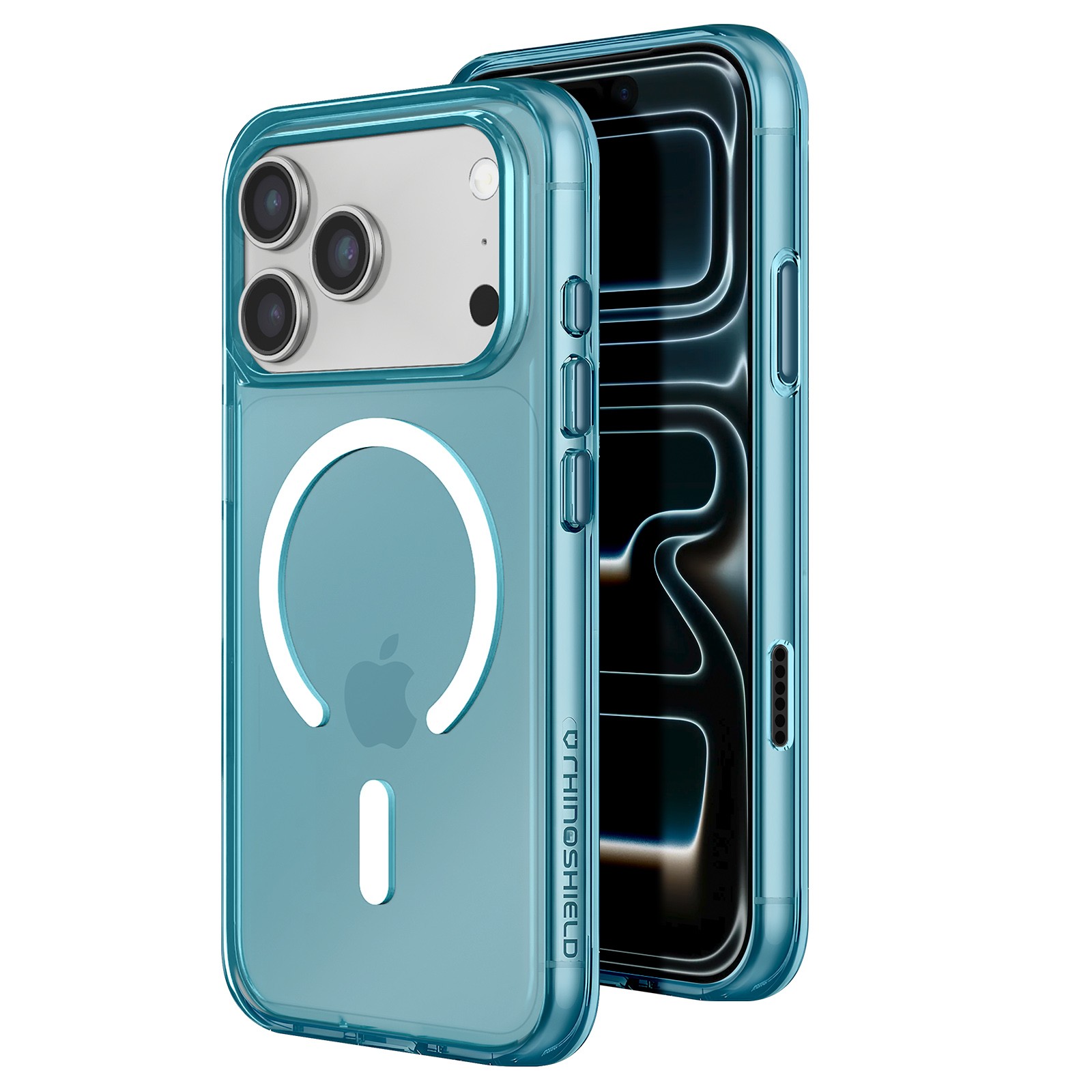 Coque iPhone 17 Pro JellyTint évitez les écrans brisés avec la protection bleu nuit 3.5m