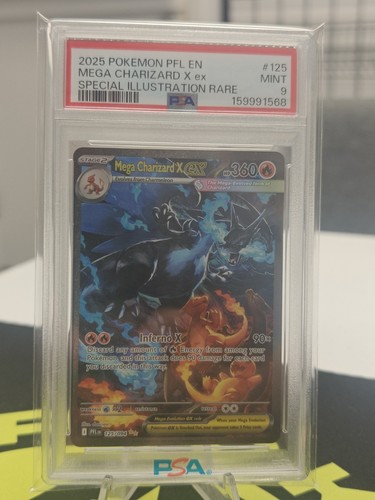 Mega Charizard X ex graded PSA 9 for sale on eBay
