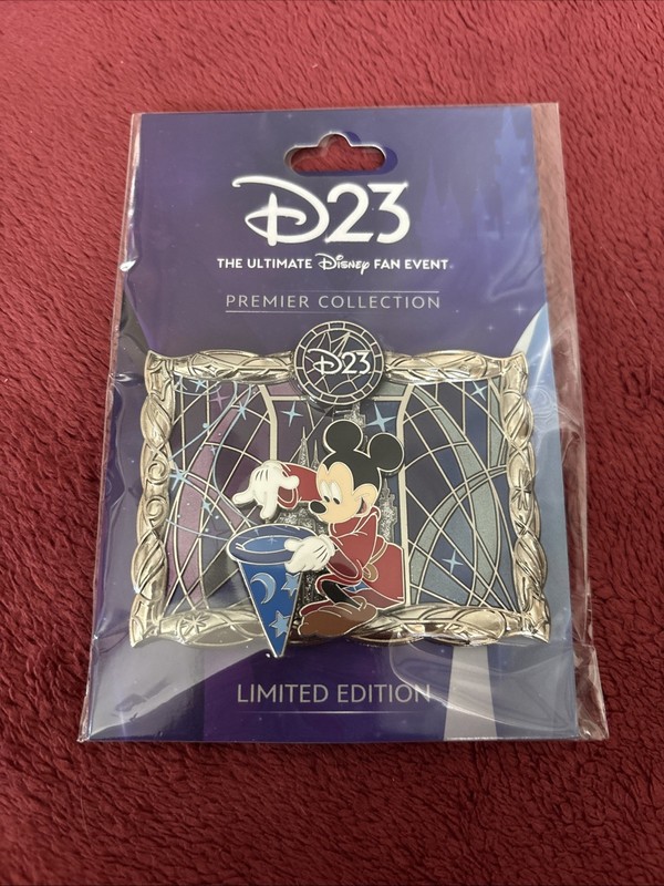Sorcerer Mickey Pin Disney D23 2026 Premier Collection LE 1000