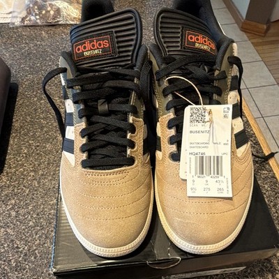 adidas Busenitz Skateboarding Shoes Beige Men's US 9.5 Medium Width (D)