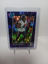 2021 Panini Donruss Optic Rated Rookie Brevin Jordan #288 Purple Shock Prizm(RC)