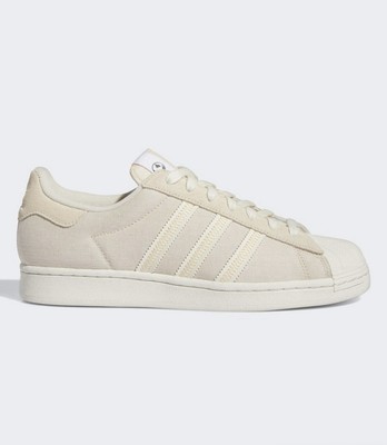 Adidas SUPERSTAR herren SNEAKER 42 / LEDER und HANF / NAGELNEU 