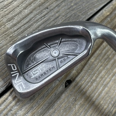 Ping ISI Stainless White Dot Single 5 Iron RH Cushin JZ Stiff Steel Shaft | 38 