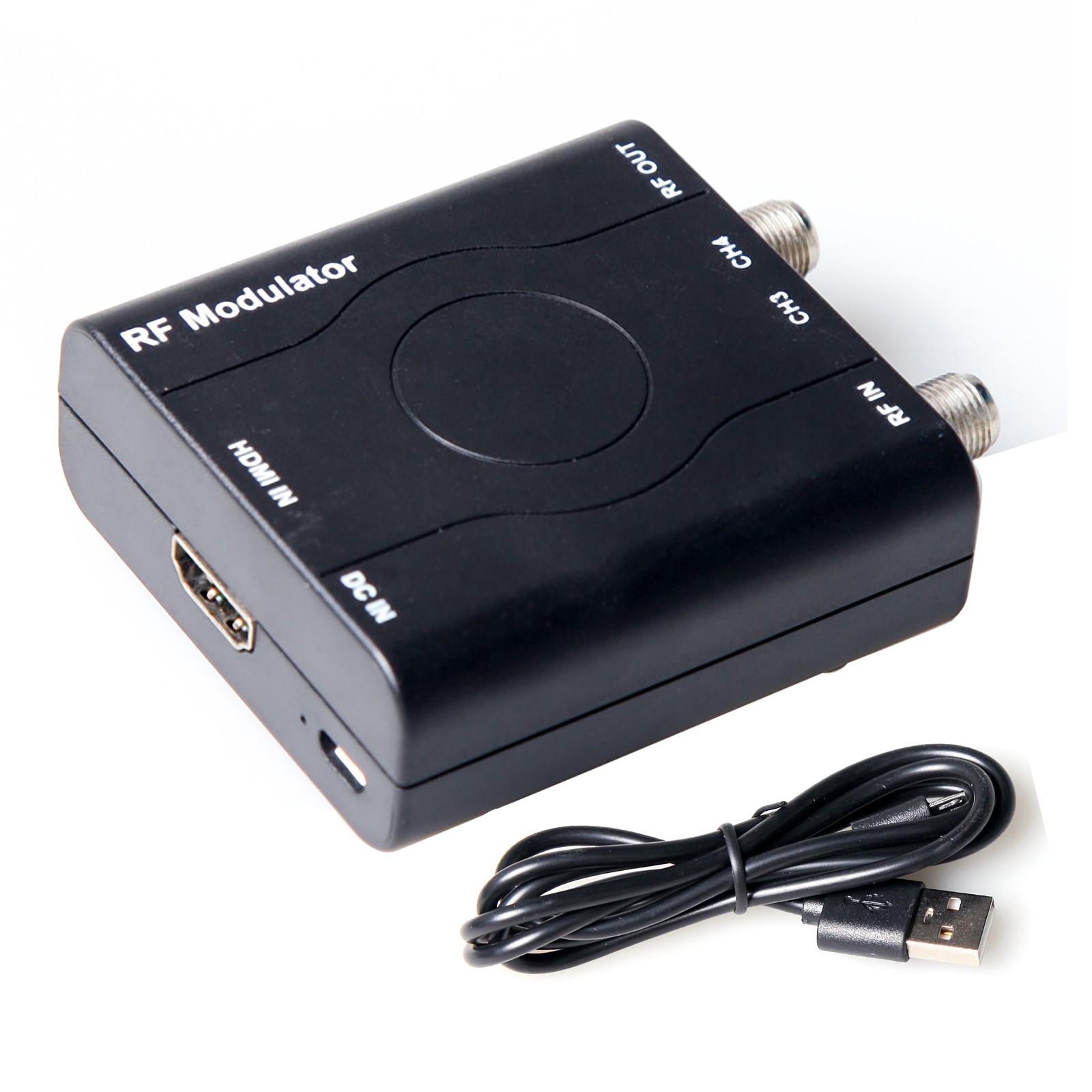 HDMI to RF Modulator HDM61 NTSC CH3/CH4 1080P HDCP1.4 for CCTV/DVR Game Console