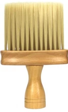 Hair Cutting Brush Professional Hairdressing/Barber Wooden Neck Brush - Single