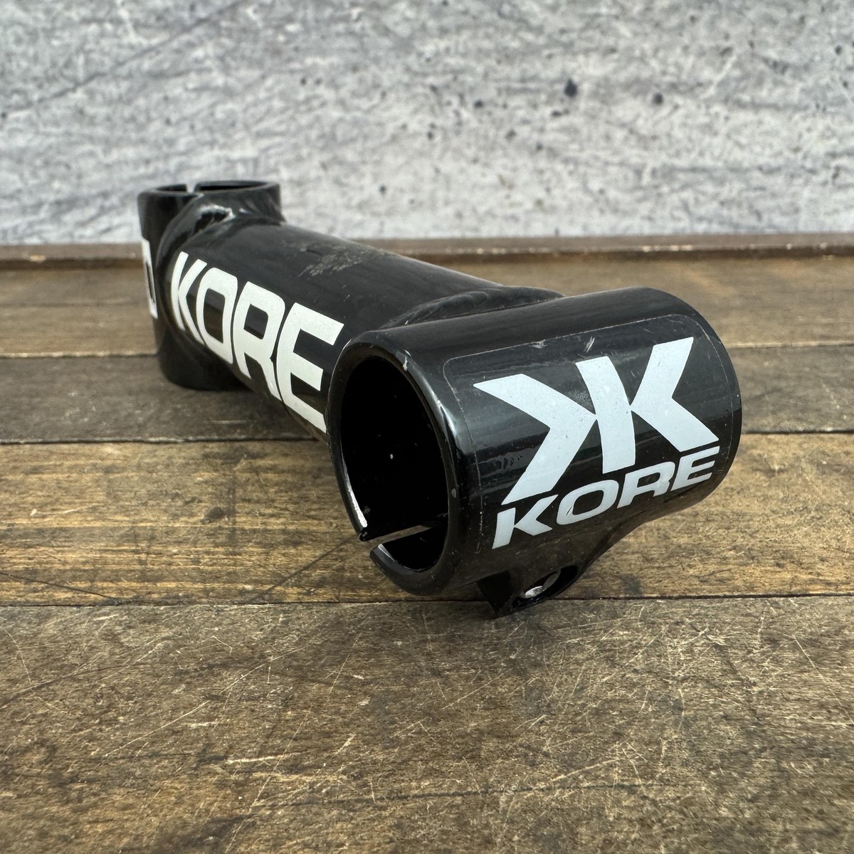 Vintage KORE Bike Stem 1in Threadless NOS 25.4 Clamp 120 7° Black
