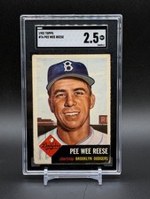 1953 Topps #76 Pee Wee Reese SGC 2.5