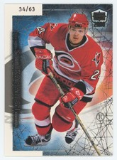 2000-01 Pacific Dynagon Sami Kapanen 34/63 Carolina Hurricanes #42