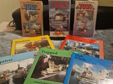Tugs 1989 Collection. 5 Books 3 Vhs Copies And Ertle Sunshine. All In Used Cond.